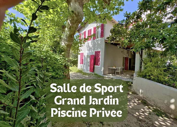 Maison De Charme Classee 3 Etoiles - Calme, Jardin, Salle De Sport, Piscine